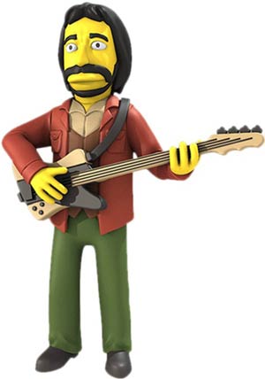 Simpsons 25th Anniversary 5-Inch Series 2 John Entwistle Action Figure 
