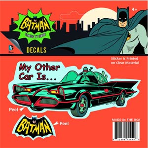 DC Heroes Vinyl Sticker Classic Batman TV Assortment Case