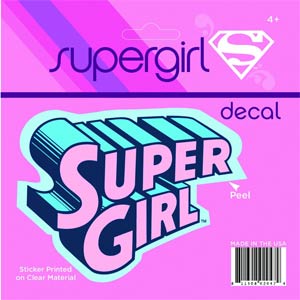DC Heroes Vinyl Sticker Supergirl Symbol Vinyl Sticker Assortment Case
