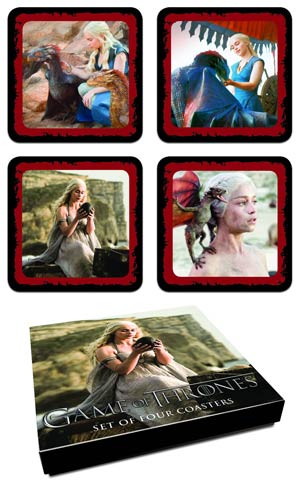 Game Of Thrones Daenerys Targaryen Coaster Set