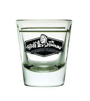 Back To The Future Part II Biff Tannens Pleasure Paradise Casino Shot Glass