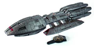 Battlestar Galactica Pegasus Finished Model Kit