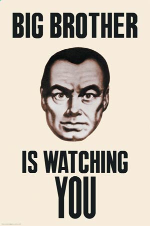 Big Brother Is Watching You Rolled Poster