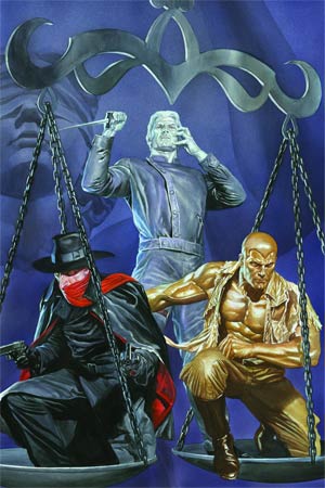Justice Inc Vol 3 #1 Cover J Rare Alex Ross Virgin Cover Gold Signature Series Signed By Alex Ross