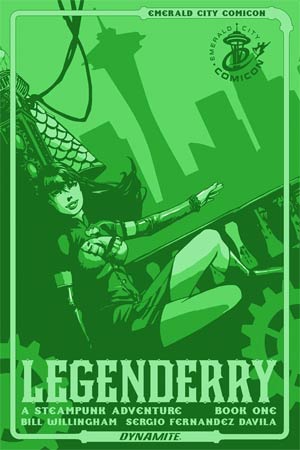Legenderry A Steampunk Adventure #1 Cover L Emerald City Comic Con Variant Cover