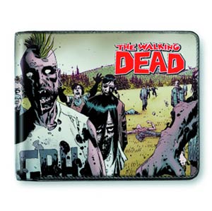 Walking Dead Billfold Wallet - Zombie Mohawk