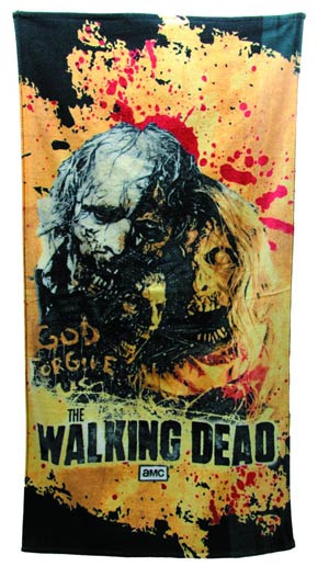 Walking Dead Zombie Towel