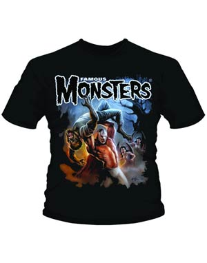 Famous Monsters El Santo T-Shirt Large