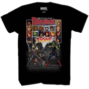 Fearless Defenders Black T-Shirt Large