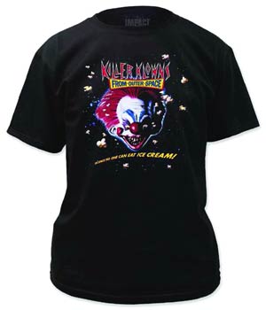 Killer Klowns Ice Cream Black T-Shirt Large