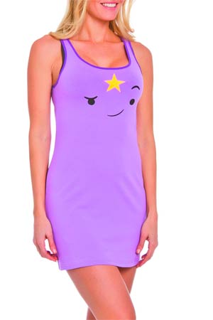 Adventure Time Lumpy Space Princess Face Sleep Tank T-Shirt Large