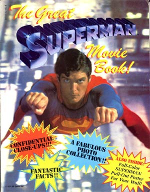 Great Superman Movie Book (1981) With Poster