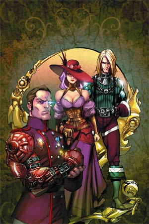 Legenderry A Steampunk Adventure #3 Cover H High-End Joe Benitez Virgin Ultra-Limited Cover