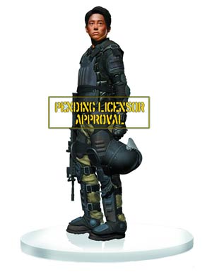 Walking Dead TV Glenn In Riot Gear 1/4 Scale Statue
