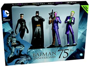 DC Masterpiece Figurine Collection Magazine #1 Batman 75th Anniversary Set