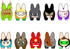 DC Universe Mini Labbit 12-Piece Assortment Case