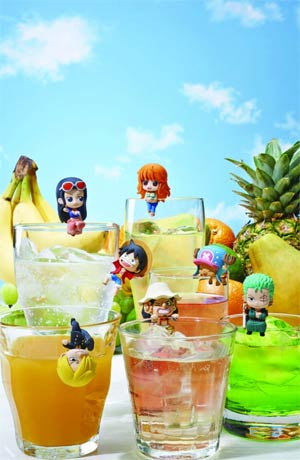 One Piece Ochatomo Mini Figure 8-Piece Display