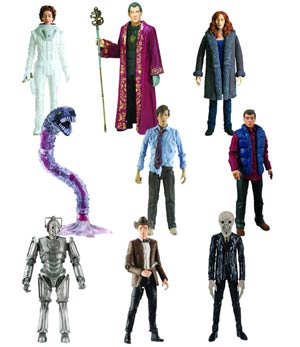 Doctor Who Action Figure 3-Pack 6-Piece Assortment Case