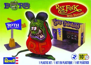 Ed Big Daddy Roth Rat Fink & 1/25 Scale Diorama Model Kit