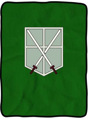 Attack On Titan Fleece - Cadet Corps Symbol Blanket