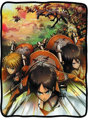 Attack On Titan Fleece - Cast Blanket