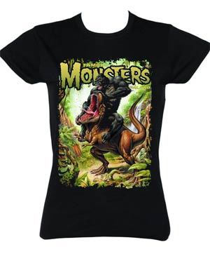 Famous Monsters Cthulhu Womens T-Shirt Large