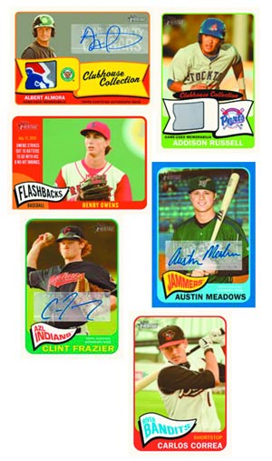 Topps 2014 Heritage Minor League Baseball Trading Cards Box