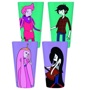 Adventure Time Gender Swap Characters 4-Pack Pint Set