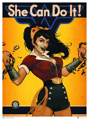 DC Bombshells Art Print - Wonder Woman