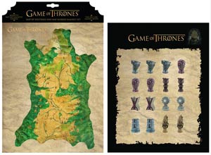Game Of Thrones Magnet Set - Westeros Map