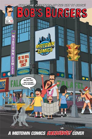 Bobs Burgers #1 Cover C Midtown Exclusive Belchers In NYC Variant Cover RECOMMENDED_FOR_YOU