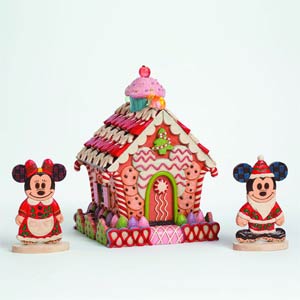 Disney Traditions Gingerbread House Figurine
