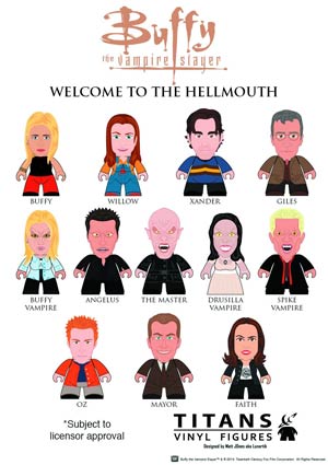 Buffy The Vampire Slayer Titans Series 1 Welcome To The Hellmouth Blind Mystery Box 20-Piece Display