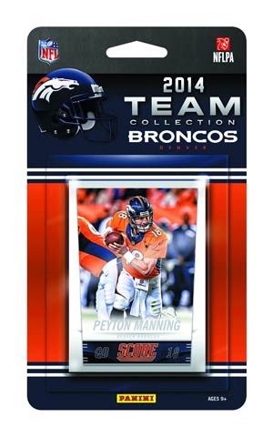 Score 2014 NFL Denver Broncos Team Set 24-Count Display