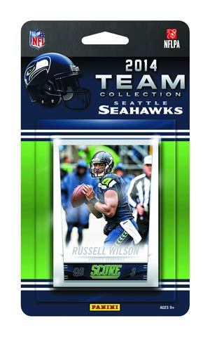 Score 2014 NFL Seattle Seahawks Team Set 24-Count Display