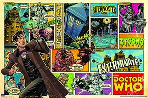 Doctor Who Rolled Poster - Comic Strip