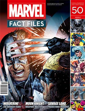 Marvel Fact Files #50 Captain America vs Wolverine
