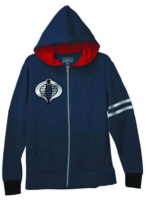 GI Joe Xamot Cobra Logo Zip Hoodie Medium