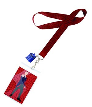 Doctor Who 100 Percent Rebel Time Lord Lanyard With 3D Charm