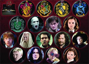 Harry Potter Button 144-Piece Assortment Case