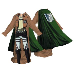 Attack On Titan Scout Corps Cozy With Cape - Male