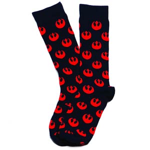 Star Wars Rebel Repeat Navy Socks