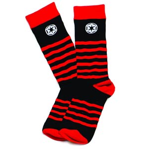 Star Wars Red Striped Imperial Black Socks