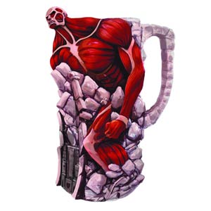 Attack On Titan Colossal Titan Molded Beer Stein