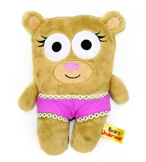 Bear In Underwear 8-Inch Plush - Honey