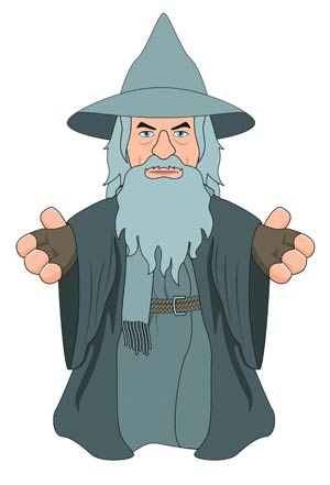 Hobbit 10-Inch Plush - Gandalf The Grey