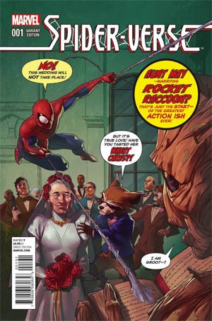 Spider-Verse #1 Cover B Variant Rocket Raccoon & Groot Cover RECOMMENDED_FOR_YOU