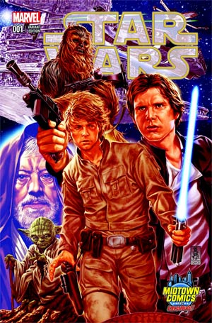 Star Wars Vol 4 #1 Cover B Midtown Exclusive Mark Brooks Connecting Color Variant Cover (Part 1 of 3) RECOMMENDED_FOR_YOU