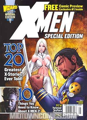 Wizard X-Men Special Wolverine Emma Frost Cvr