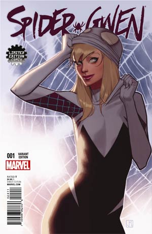 Spider-Gwen #1 Cover G Limited Edition Comix Exclusive Jorge Molina Variant Cover Recommended Back Issues